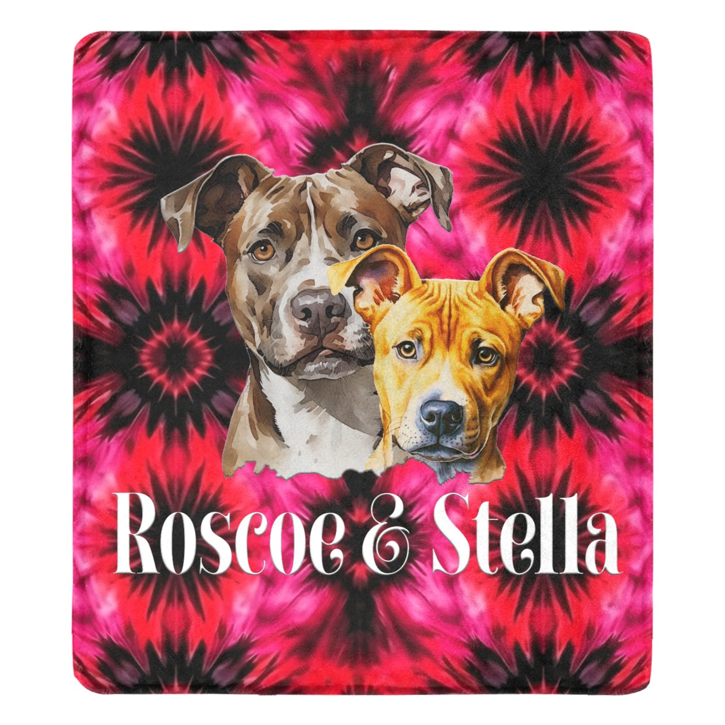 New Roscoe & Stella Throw Blanket