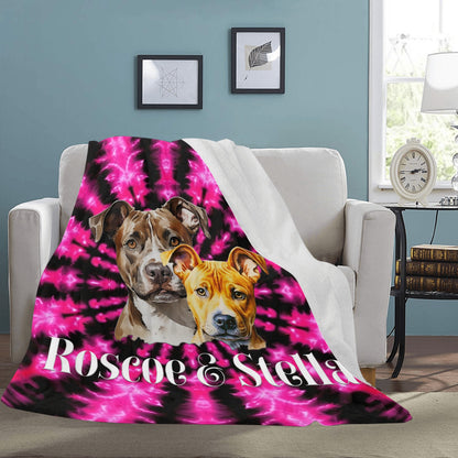 New Roscoe & Stella Throw Blanket