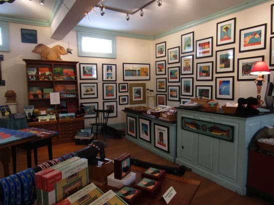 Art gallery at Dog Mountain in St. Johnsbury, VT