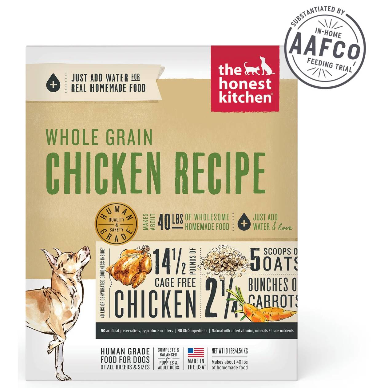 The Honest Kitchen Dehydrated Whole Grain Chicken