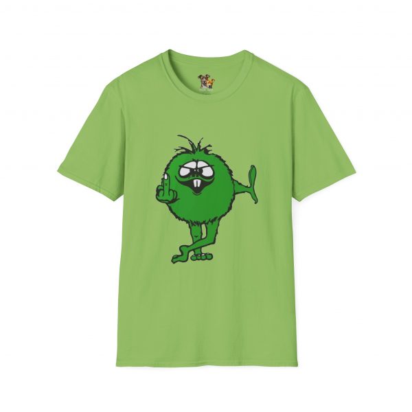 GenX Green Monster Graphic Tee in Cark Colors , Cartoon Shirt, Everyday Fashion - Image 5