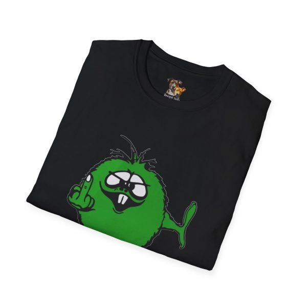 GenX Green Monster Graphic Tee in Cark Colors , Cartoon Shirt, Everyday Fashion - Image 4
