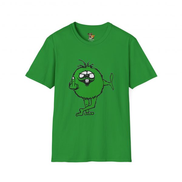 GenX Green Monster Graphic Tee in Cark Colors , Cartoon Shirt, Everyday Fashion - Image 9